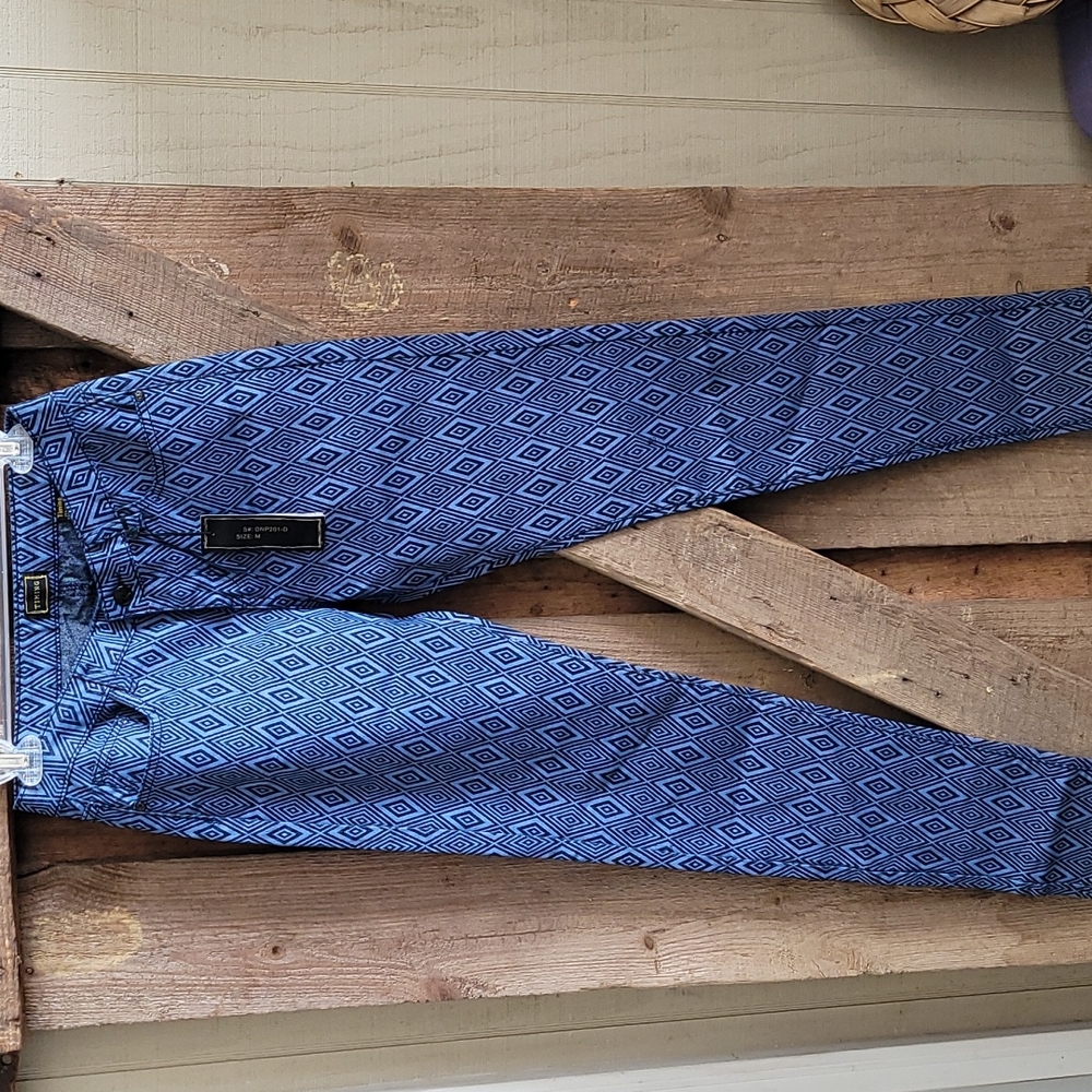 Brand new Navy Chevron skinny jeans